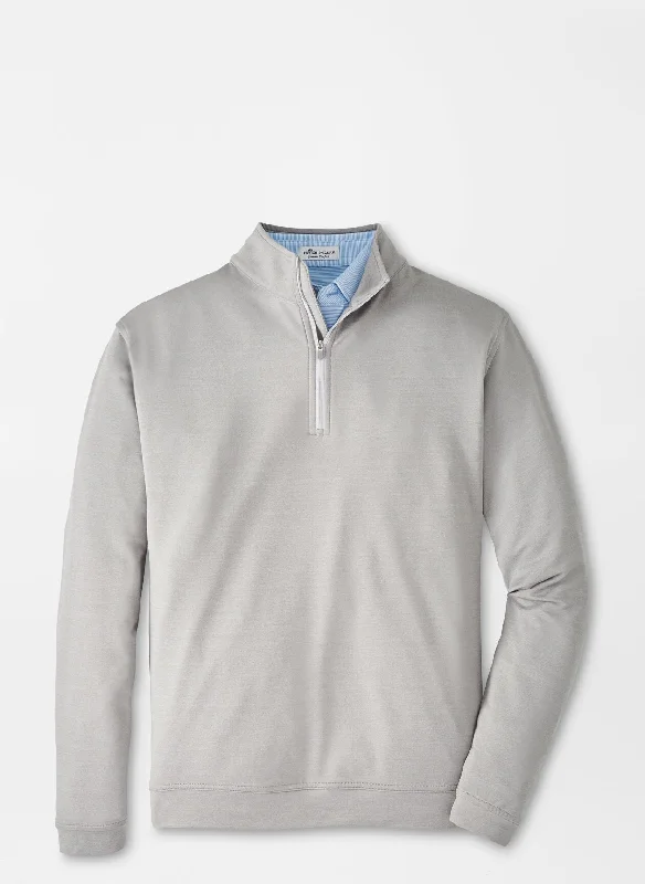 Peter Millar Melange Perth Quarter Zip (2 Colors) Sophisticated Men's 