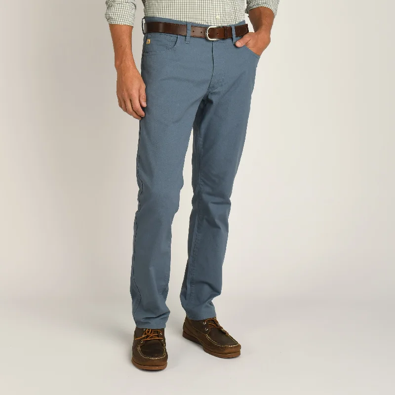 Duck Head Pinpoint Pant - Vintage Blue Sleek Men's Contemporary 