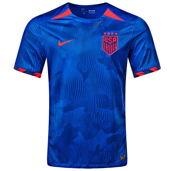 Nike Mens United States 4 Star Away Jersey 23/24 (Hyper Royal/Speed Red)