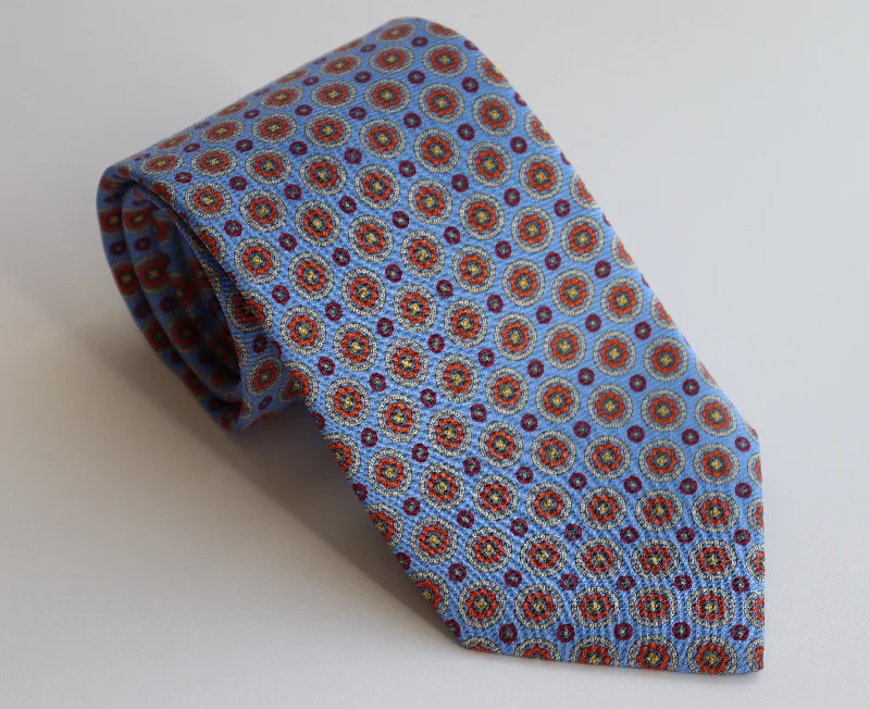R. Hanauer Tie - Blue Fillmore Medallion Gym