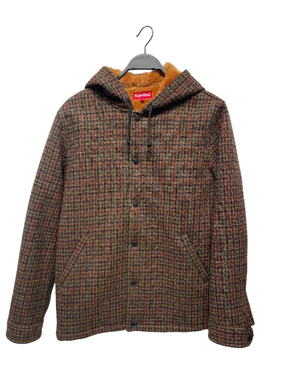 Supreme/Jacket/M/Tweed/MLT/Stripe/TAN HARRIS TWEED HOODED COACH