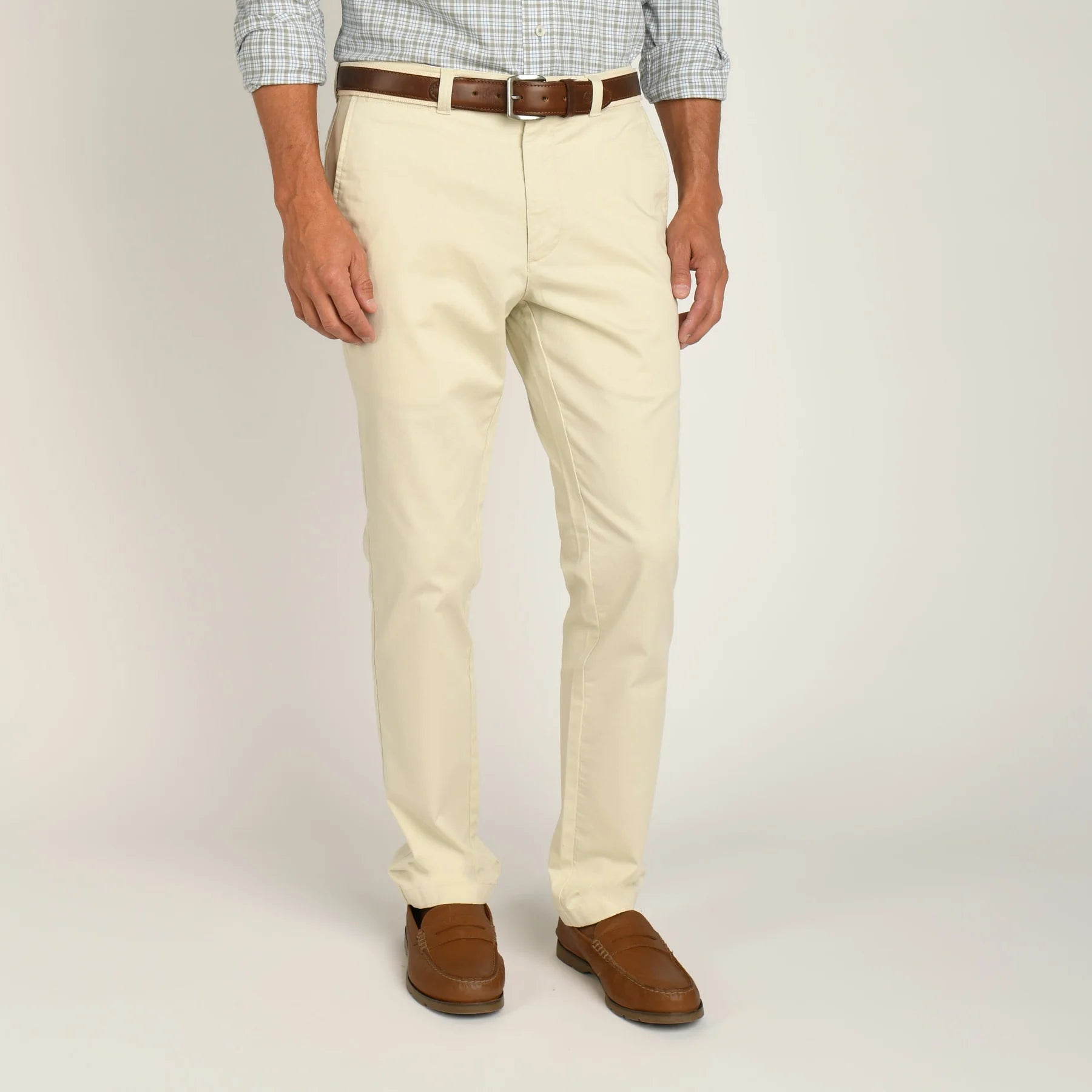 Duck Head Gold School Slim Fit Chino - Stone Streetwear Style