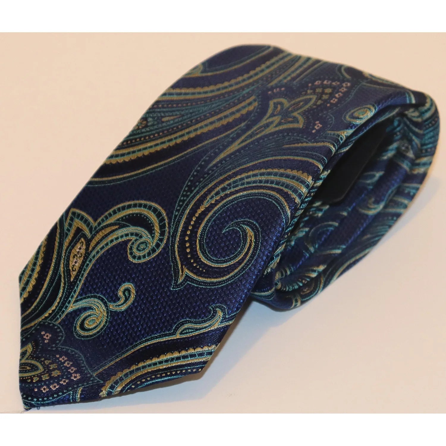 The Shirt Shop Tie - Royal Blue Paisley Lumberjack