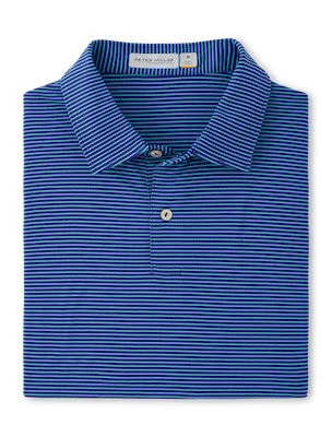Peter Millar Stripe Polo Confident Men's Power