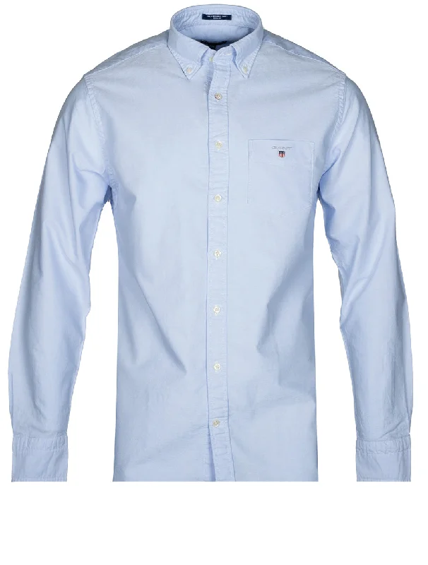 Regular Fit Oxford Shirt Capri Blue Tough Men's Military