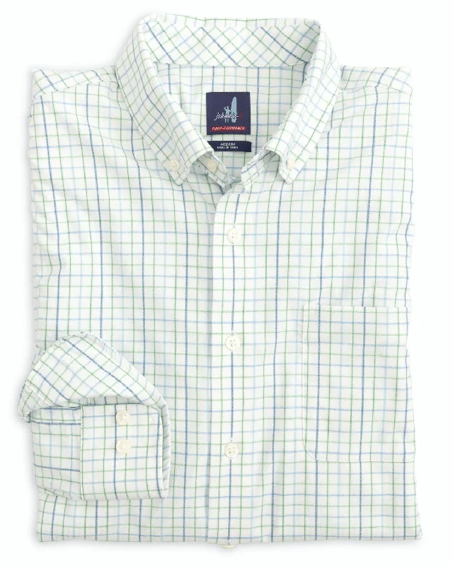 Johnnie-O Sav Button Down Sleek Men's Metallic