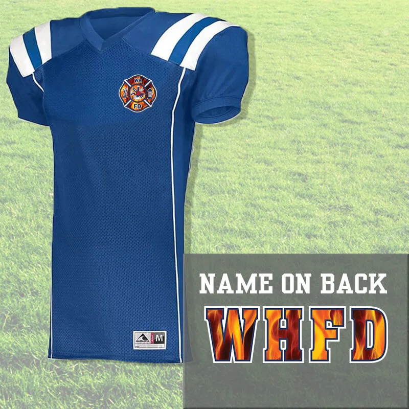 Custom Firefighter Augusta T-Form Football Jersey - 9580 - DIG