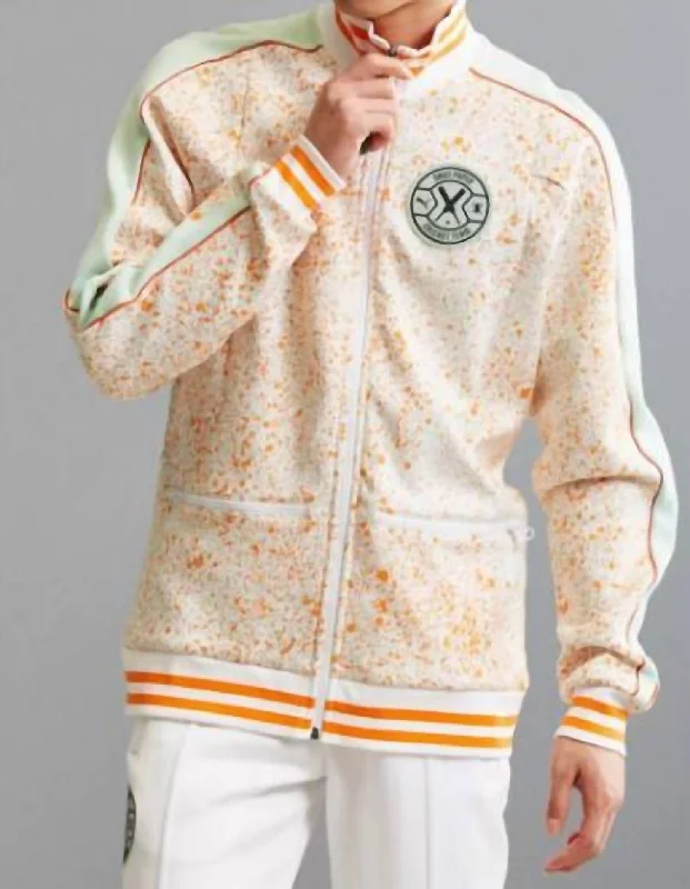 Daily Paper Cricket Team Mens Track Jacket In White