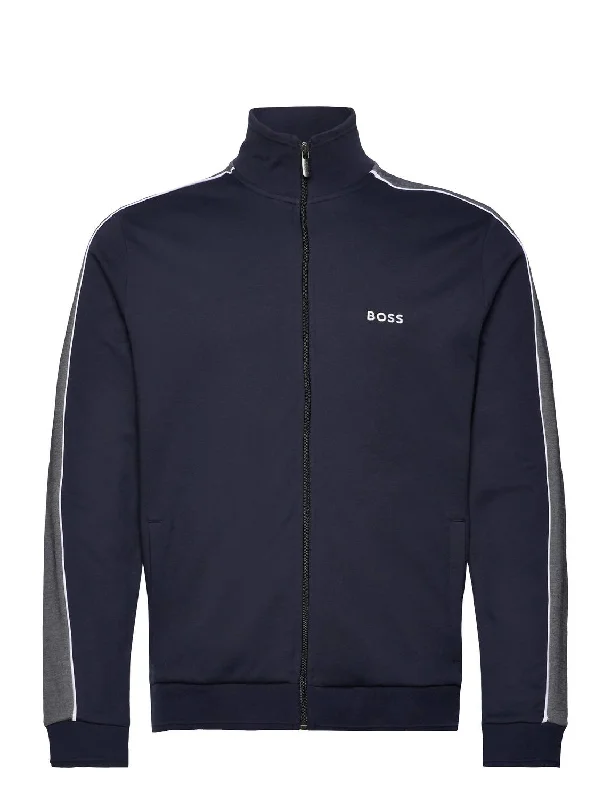 Men's Tracksuit Jacket In Dark Blue