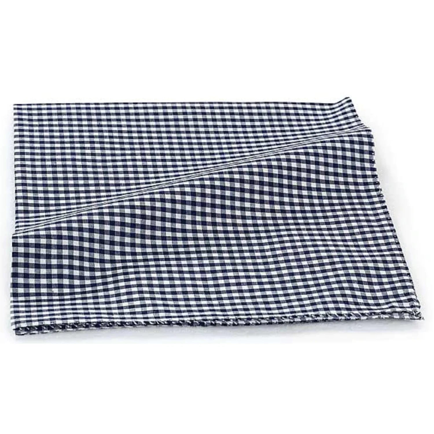R. Hanauer Pocket Square - Navy/White Tartan Tough Men's Tactical