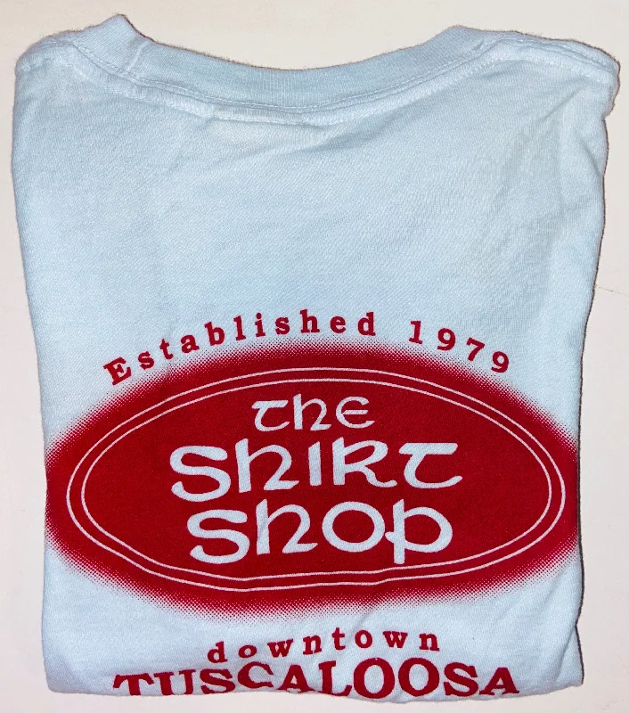 Light Blue/Crimson Font