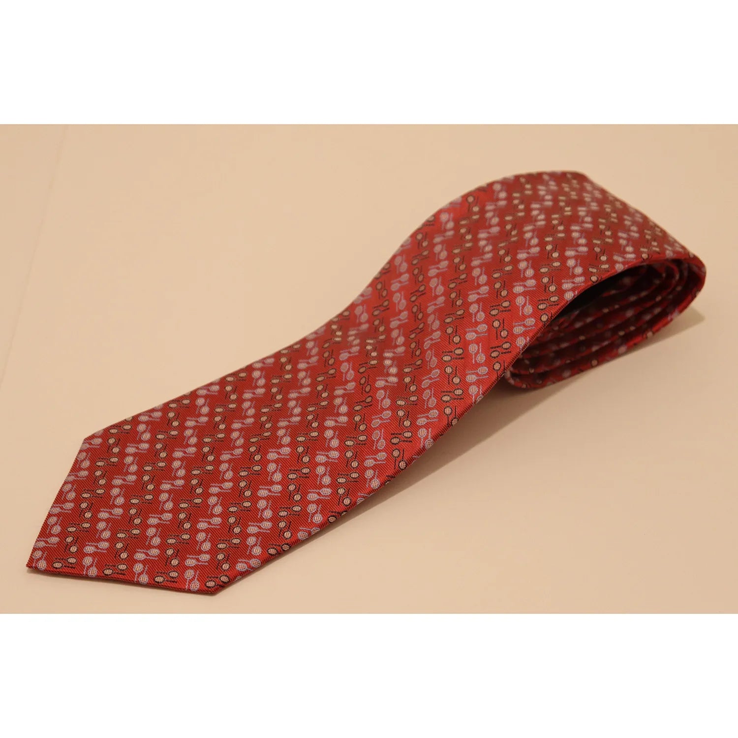 Private Stock Tie - Red Pickle Ball Classic Men's Pin