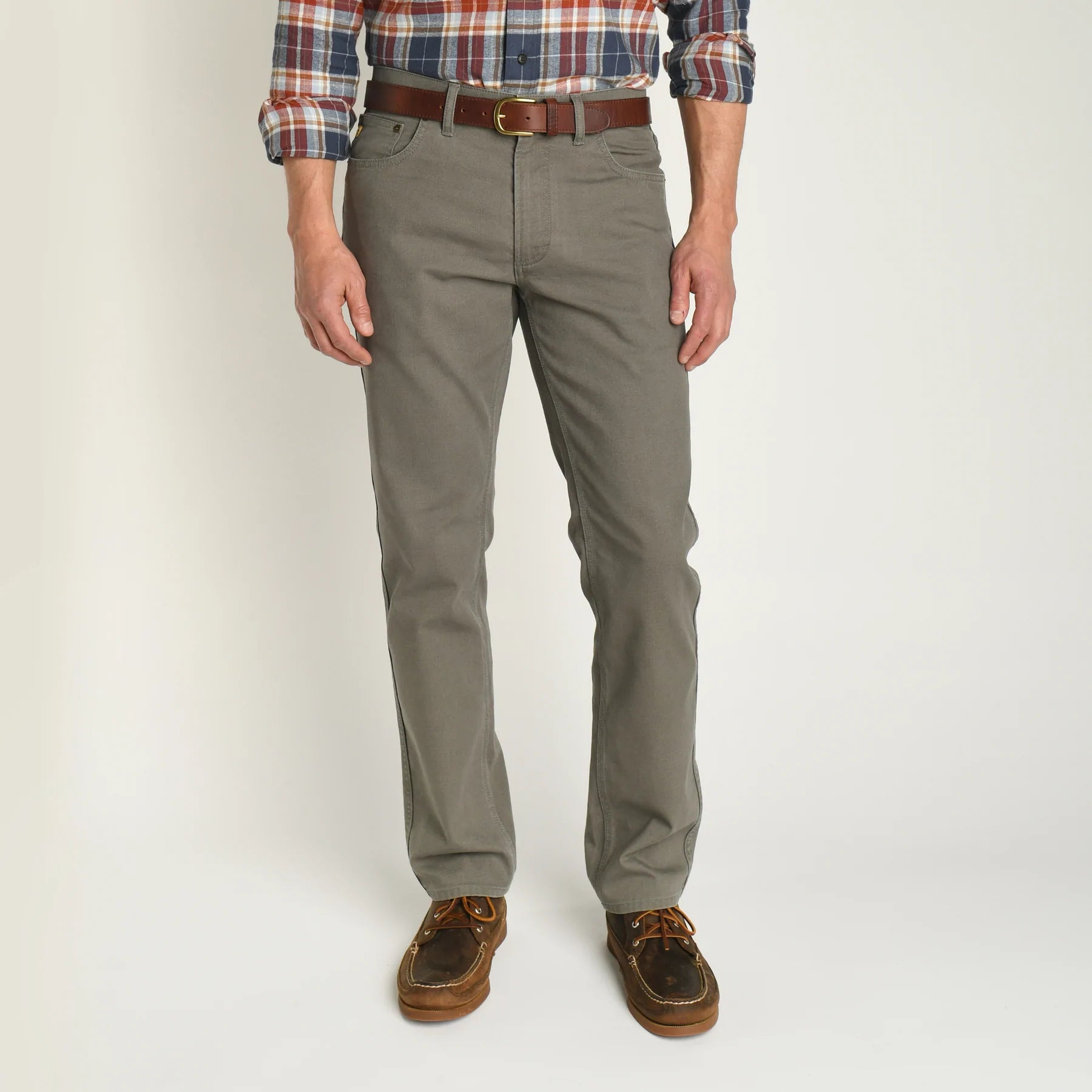 Duck Head Field Canvas Jean - Ironworks Grey Dapper Men's Bow