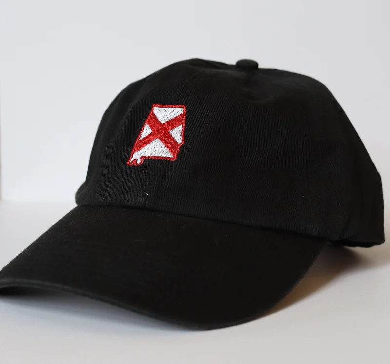 The Shirt Shop Alabama State Flag Hat (5 Colors) Practical Men's Quick