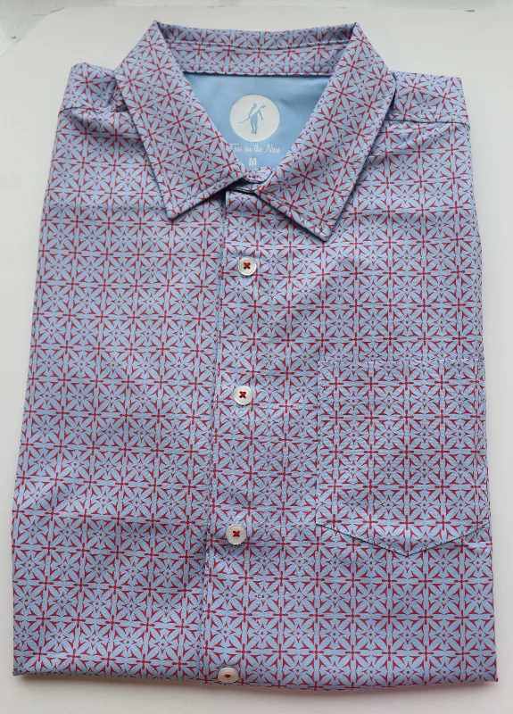 Toes on the Nose Golden State SS Button Up (3 Colors) Casual Men's Loose