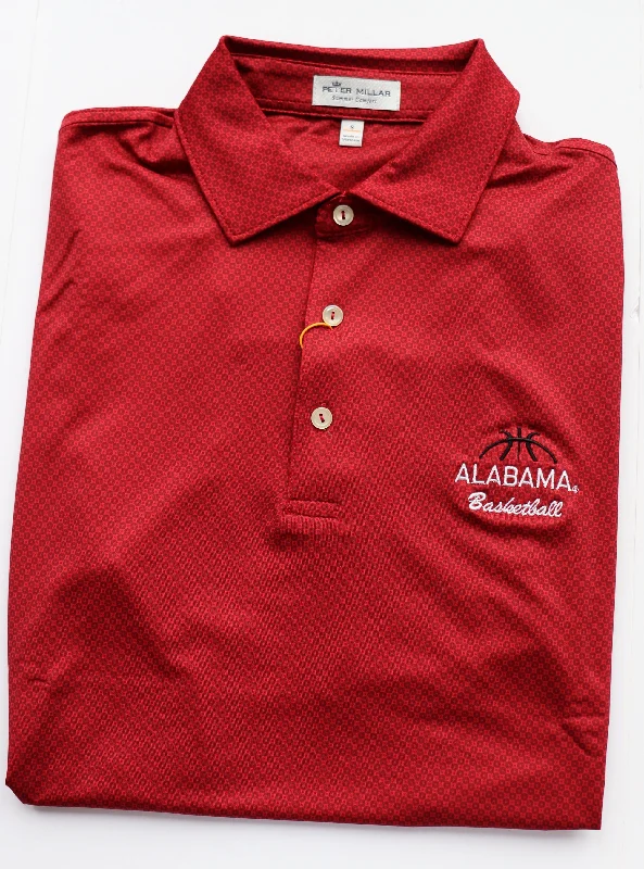 Peter Millar Crimson Dolly Polo (Alabama Basketball) Athletic Men's High