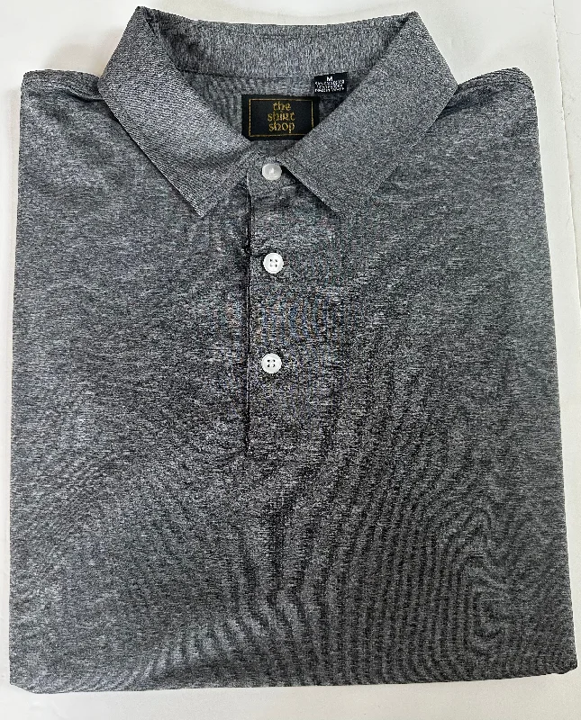 The Shirt Shop Charcoal Melange Polo Monochromatic All