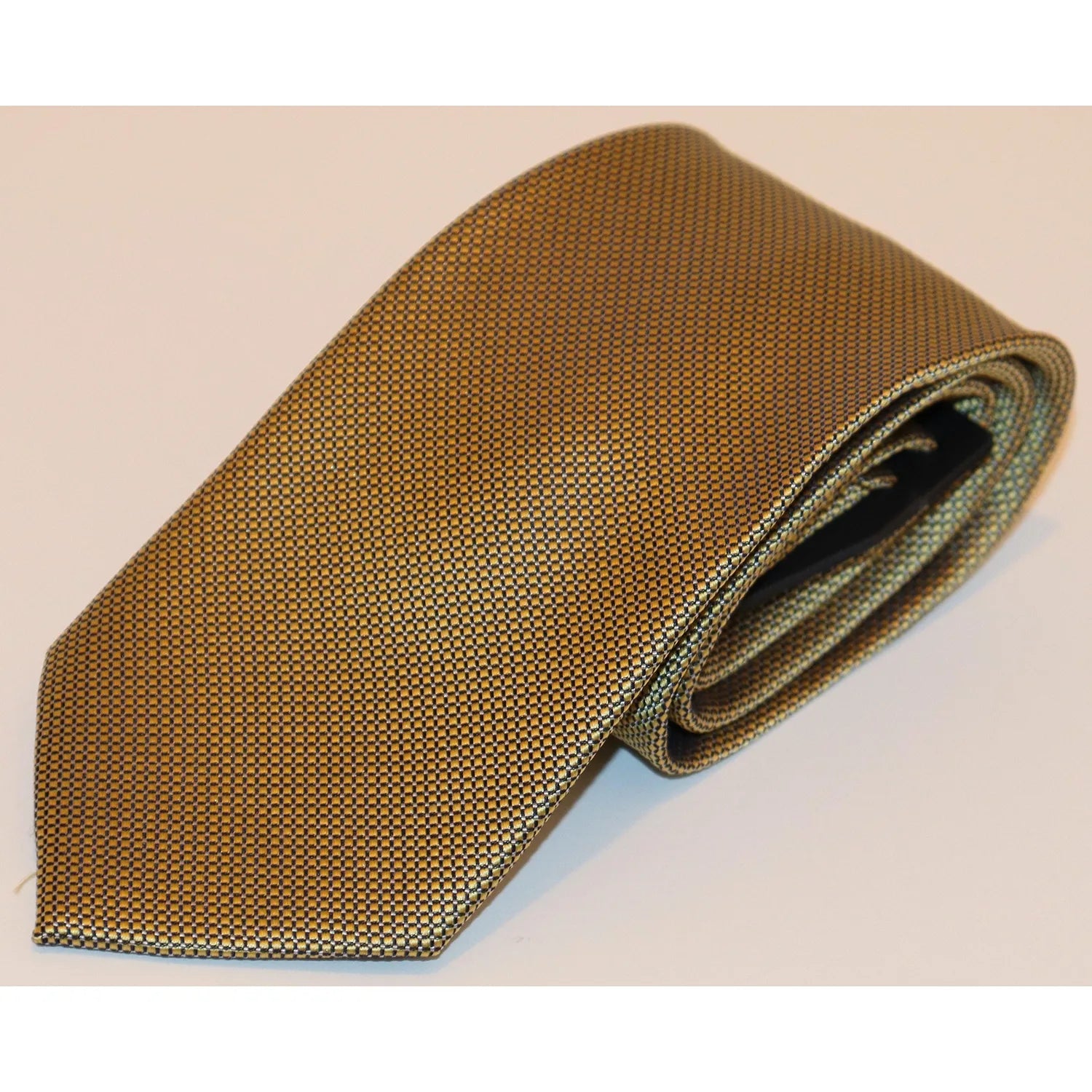The Shirt Shop Tie - Gold with Black Basketweave Dapper Men's Bow