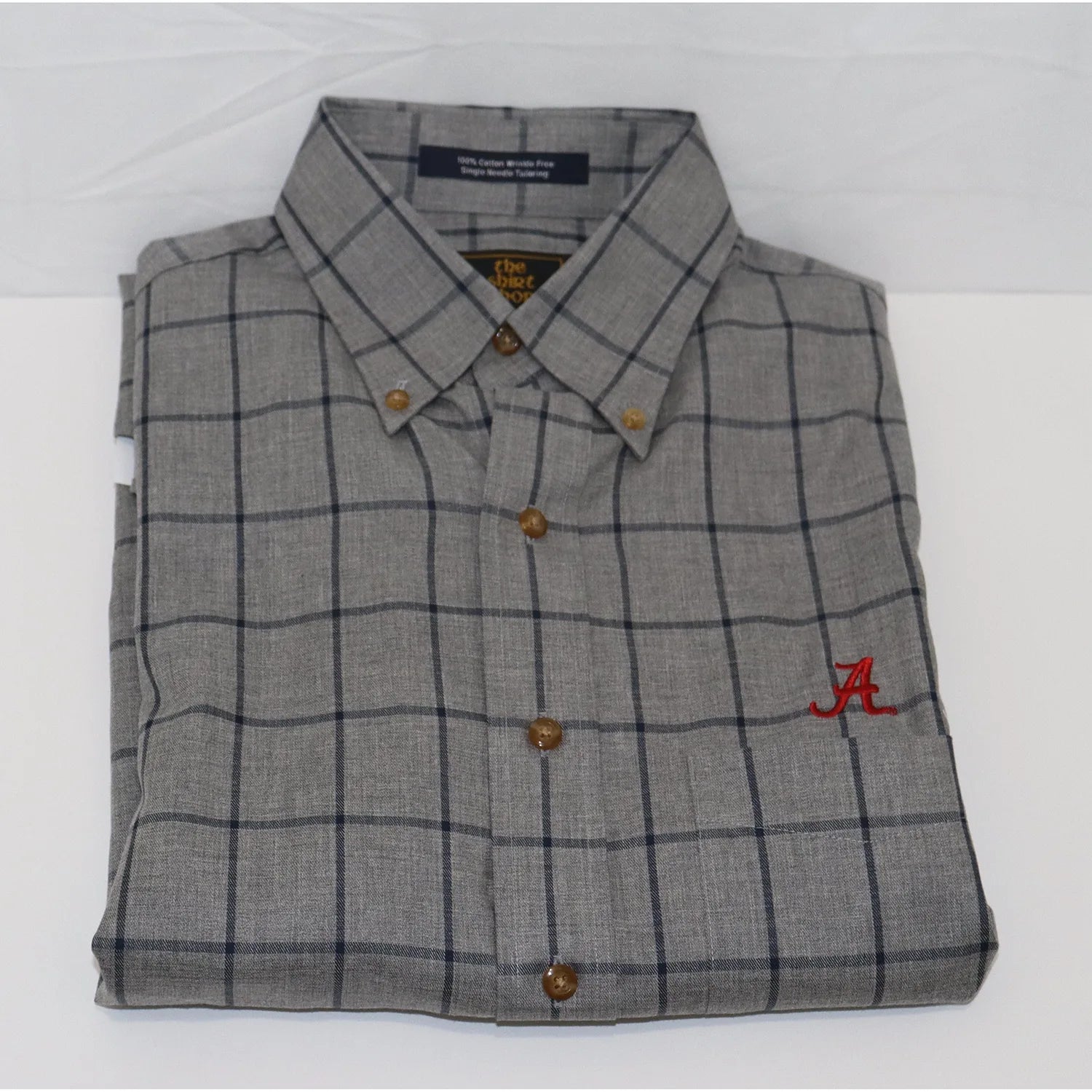 The Shirt Shop Wrinkle Free - Grey Windowpane * Cozy Men's Winter