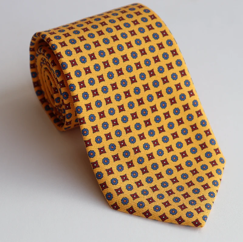 R. Hanauer Tie - Yellow Fillmore Neat Sophisticated Men's French