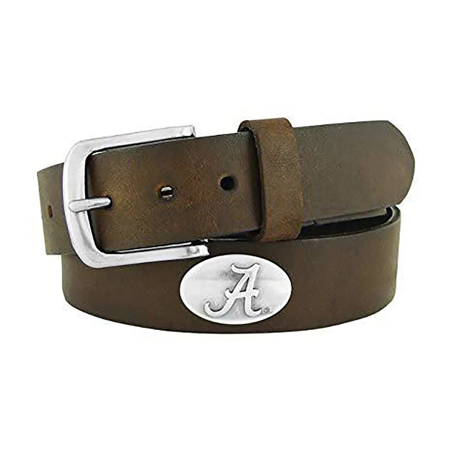 Zeppro No Tip Leather Belt with Alabama Conch (2 colors) Adventure