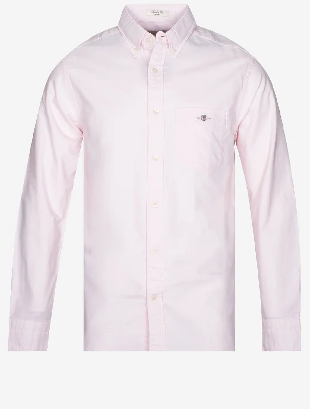 Regular Oxford Shirt Light Pink Refined Men's Hand