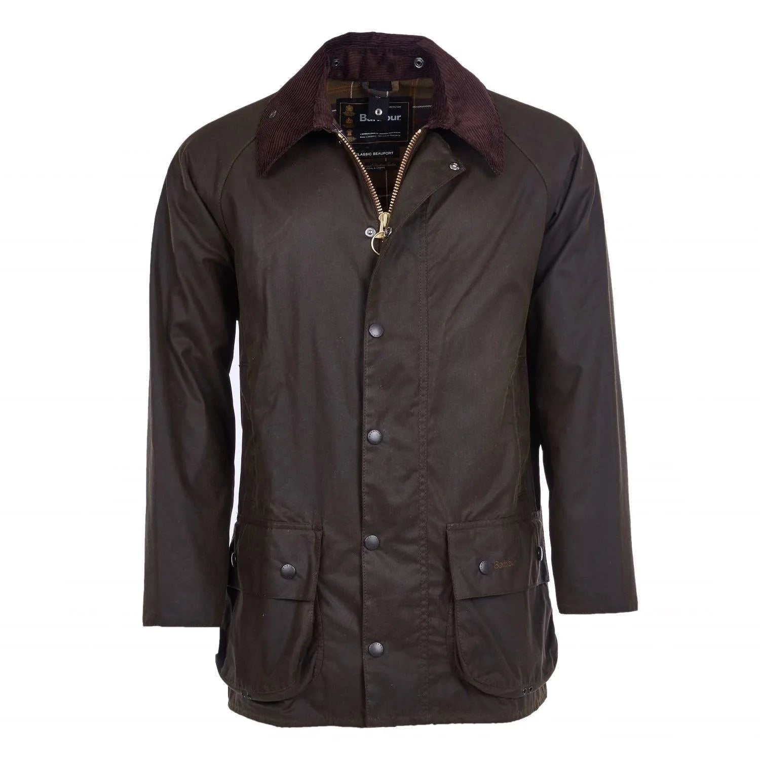 Barbour Waxed Cotton Classic Beaufort Polished Men's Silk