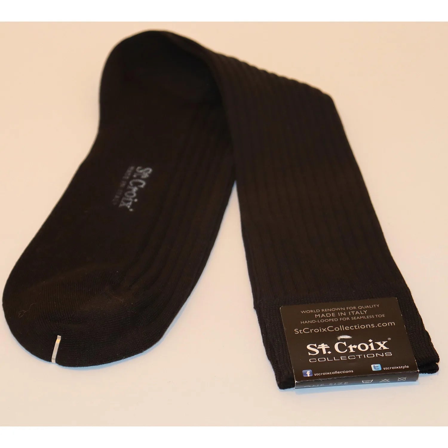St. Croix Socks (Espresso Hosiery Hand) Confident Men's Power