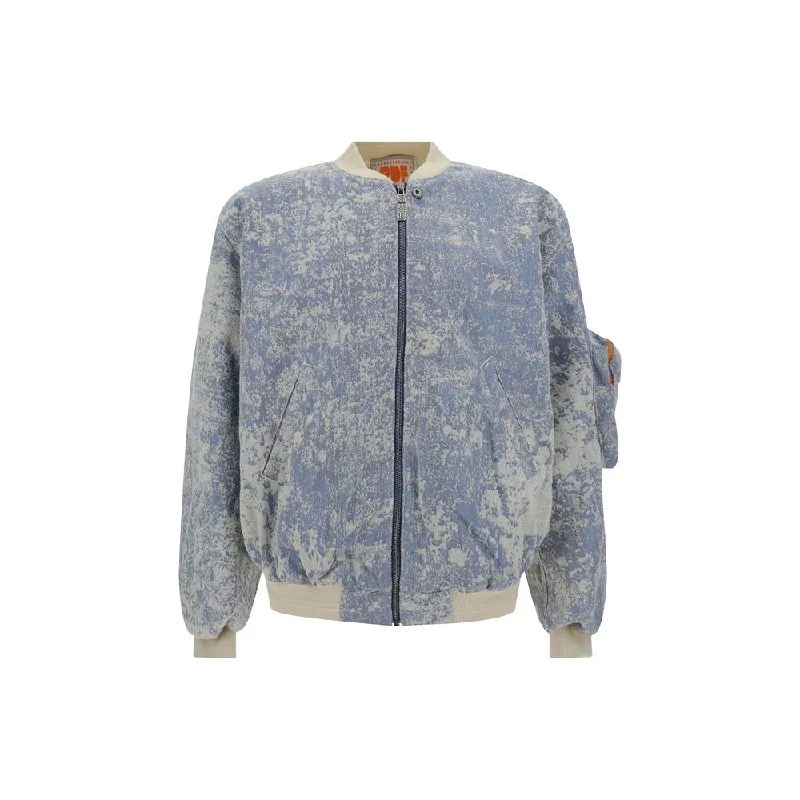 PDF Channel blue Dust Bomber Men's Jacket