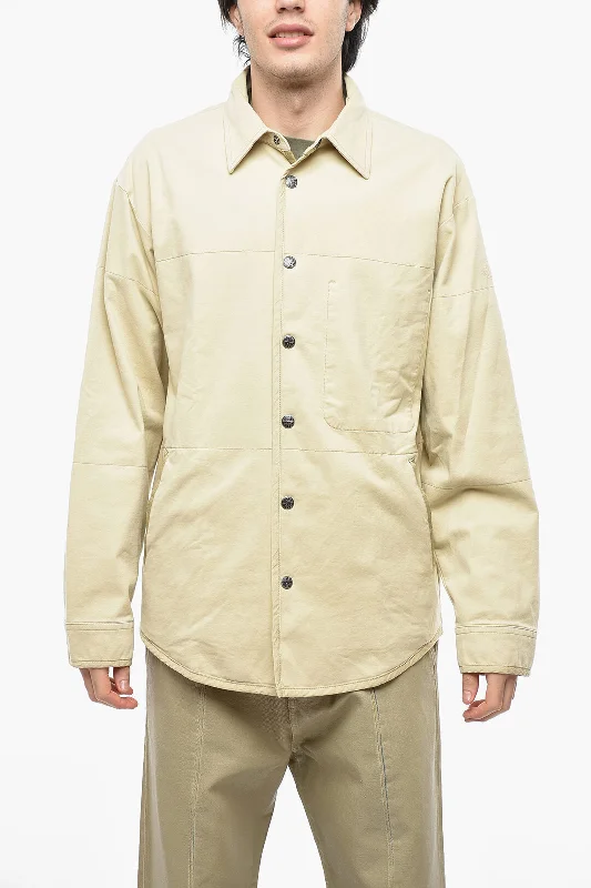 Diesel Logoed-Buttons Cotton Stretch S-DOVES Overshirt