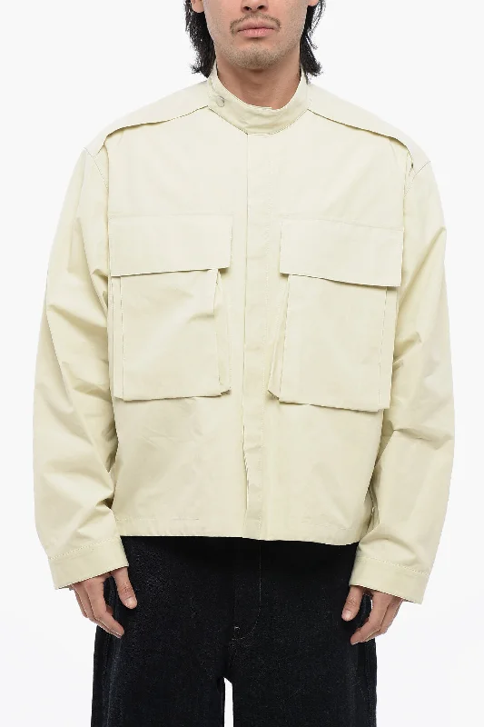 Jil Sander Windbreaker With Utility Pockets