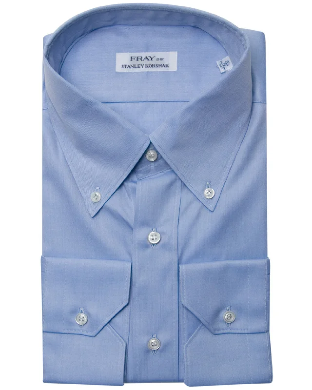 Blue Basic Sport Shirt Earthy Men's Hemp