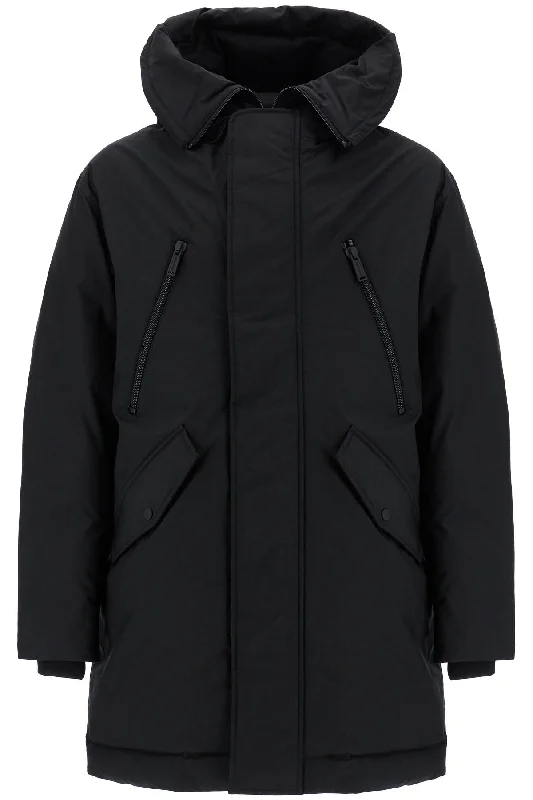 Dsqua2 Men's  Techno Down Polyester Parka With Hood