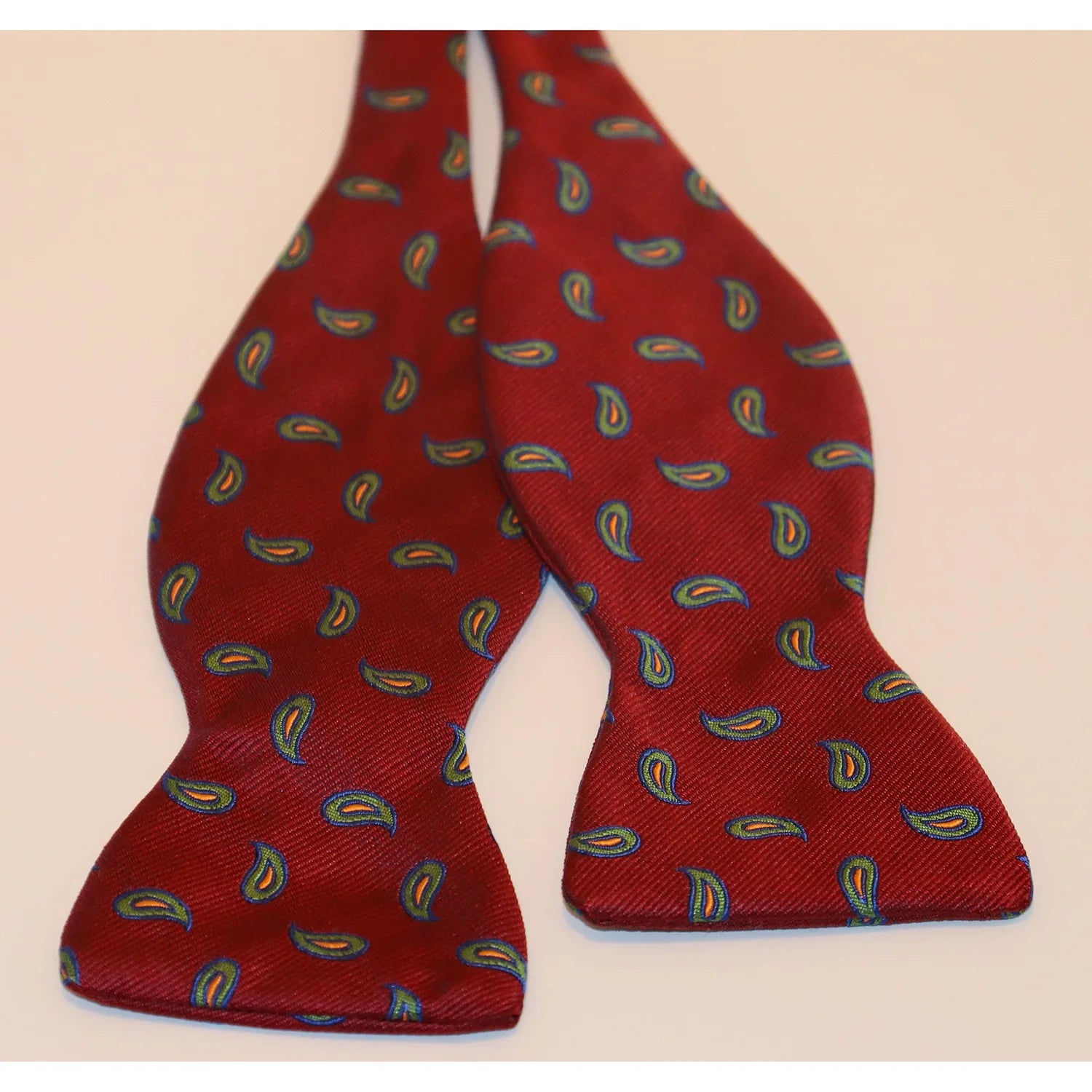 R. Hanauer Bow Tie - Crimson Paisley Street