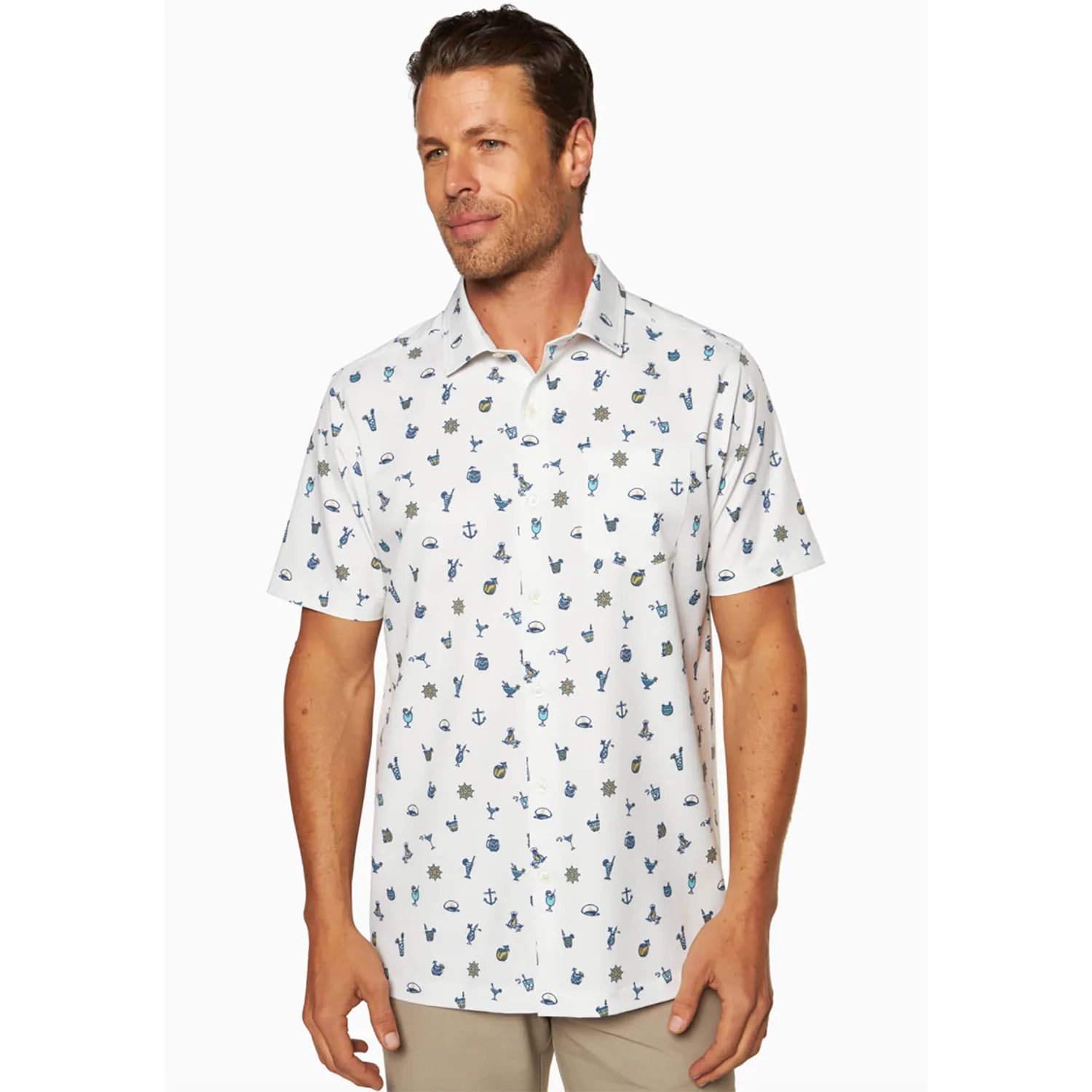Toes on the Nose Golden State SS Button Down (2 Colors) Bold Men's Animal
