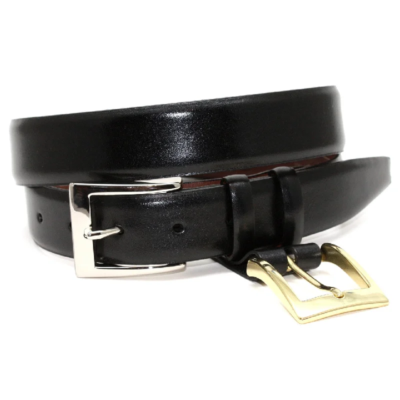 Torino Italian Calfskin Belt with Double Buckle Belt (4 Colors) Streetwear Style