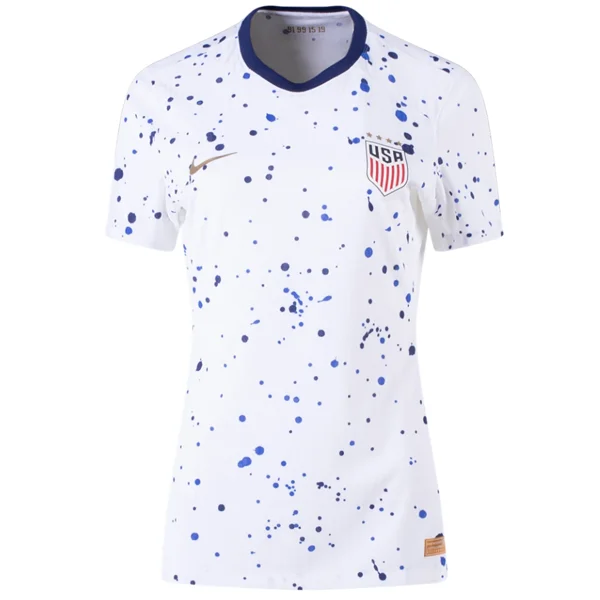 Nike Womens United States 4 Star Authentic Match Home Jersey 23/24 (White/Loyal Blue)