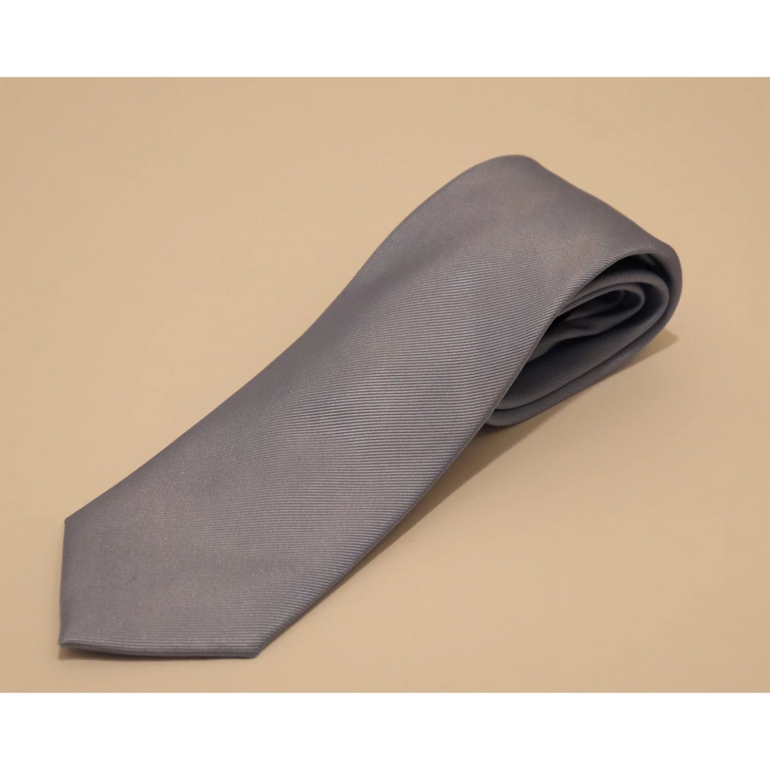 The Shirt Shop Tie - Solid Light Blue Laid