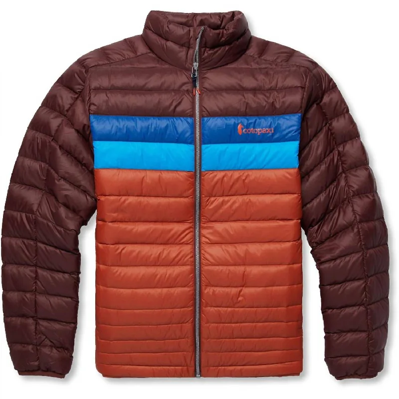 Men's Fuego Down Jacket In Chestnut/spice