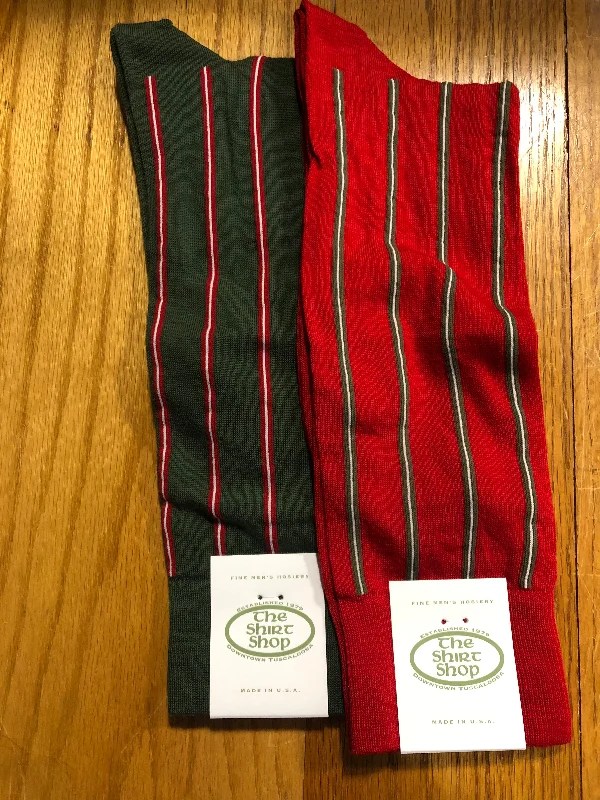 The Shirt Shop Socks - Christmas Stripe Relaxed Men's Beach