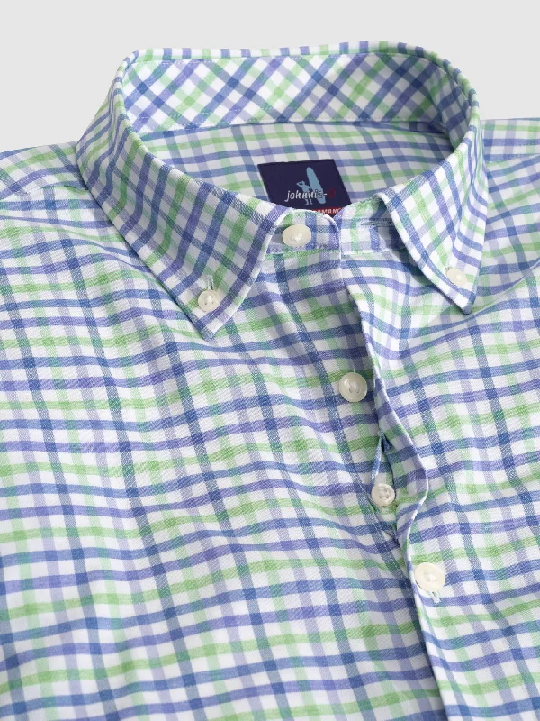 Johnnie-O Burrus Button Down Stylish Men's Tropical 