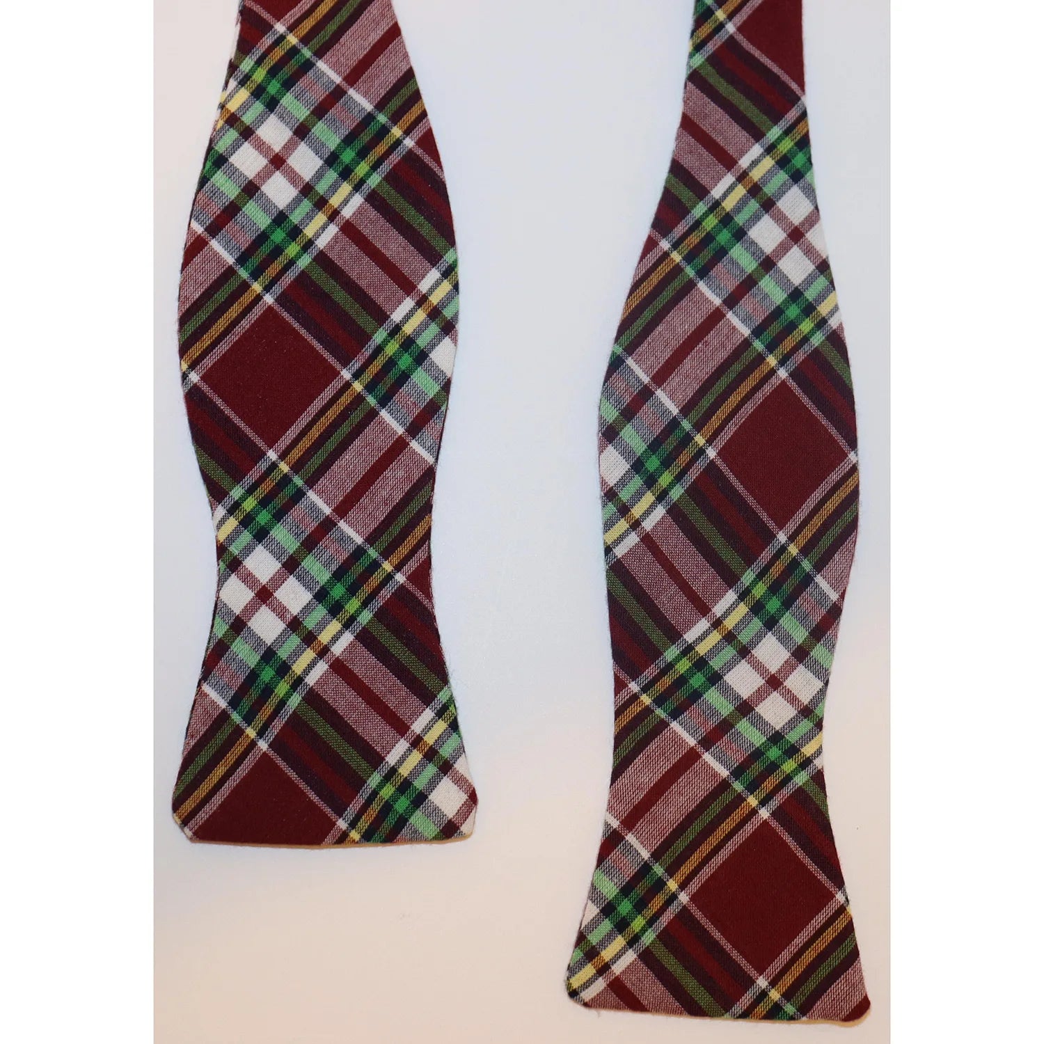 The Shirt Shop Bow Tie - Red Madras Dynamic Men's Glow