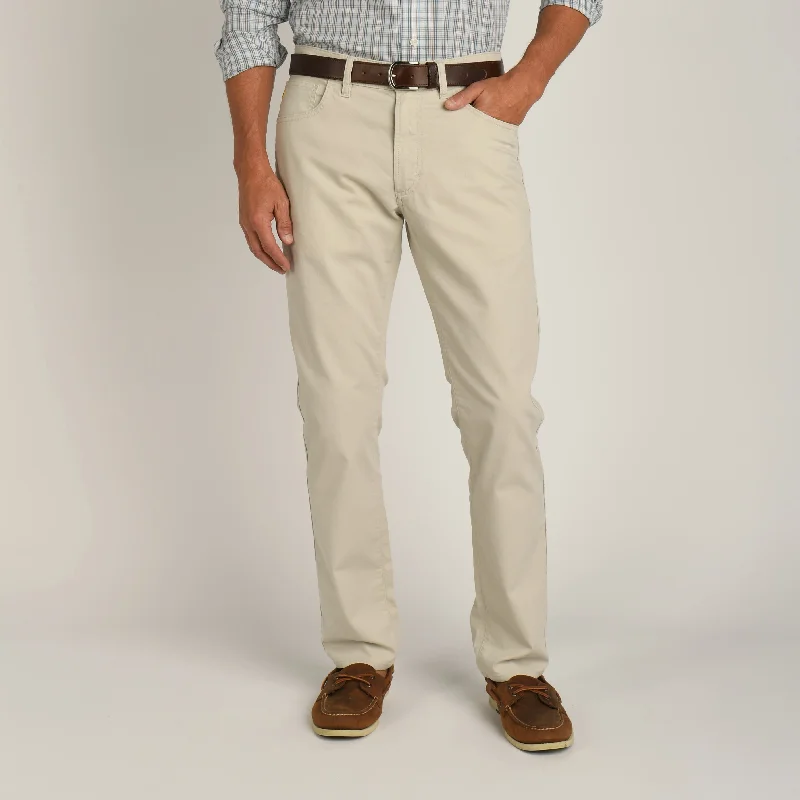 Duck Head Pinpoint Pant - Stone Vacation