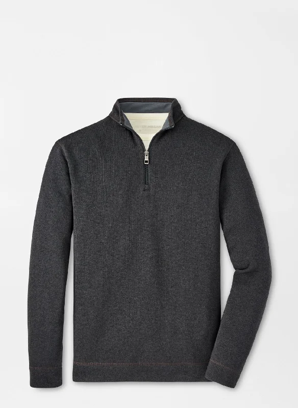 Peter Millar Crown Fleece Quarter Zip (2 Colors) British Gentleman Style