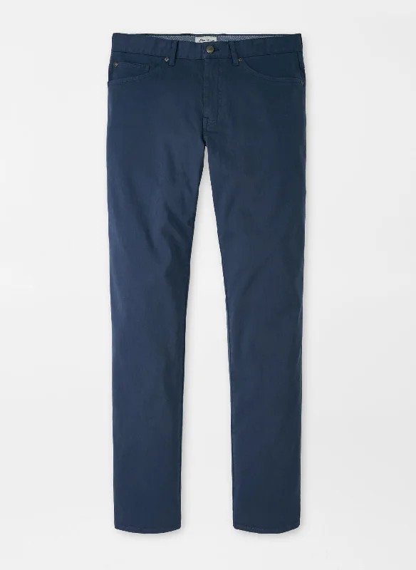 Peter Millar Ultimate Sateen Five Pocket Pant - Navy Classic Men's Pin