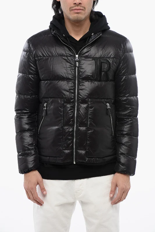 John Richmond Bulet Down Jacket With Embroidered Logo