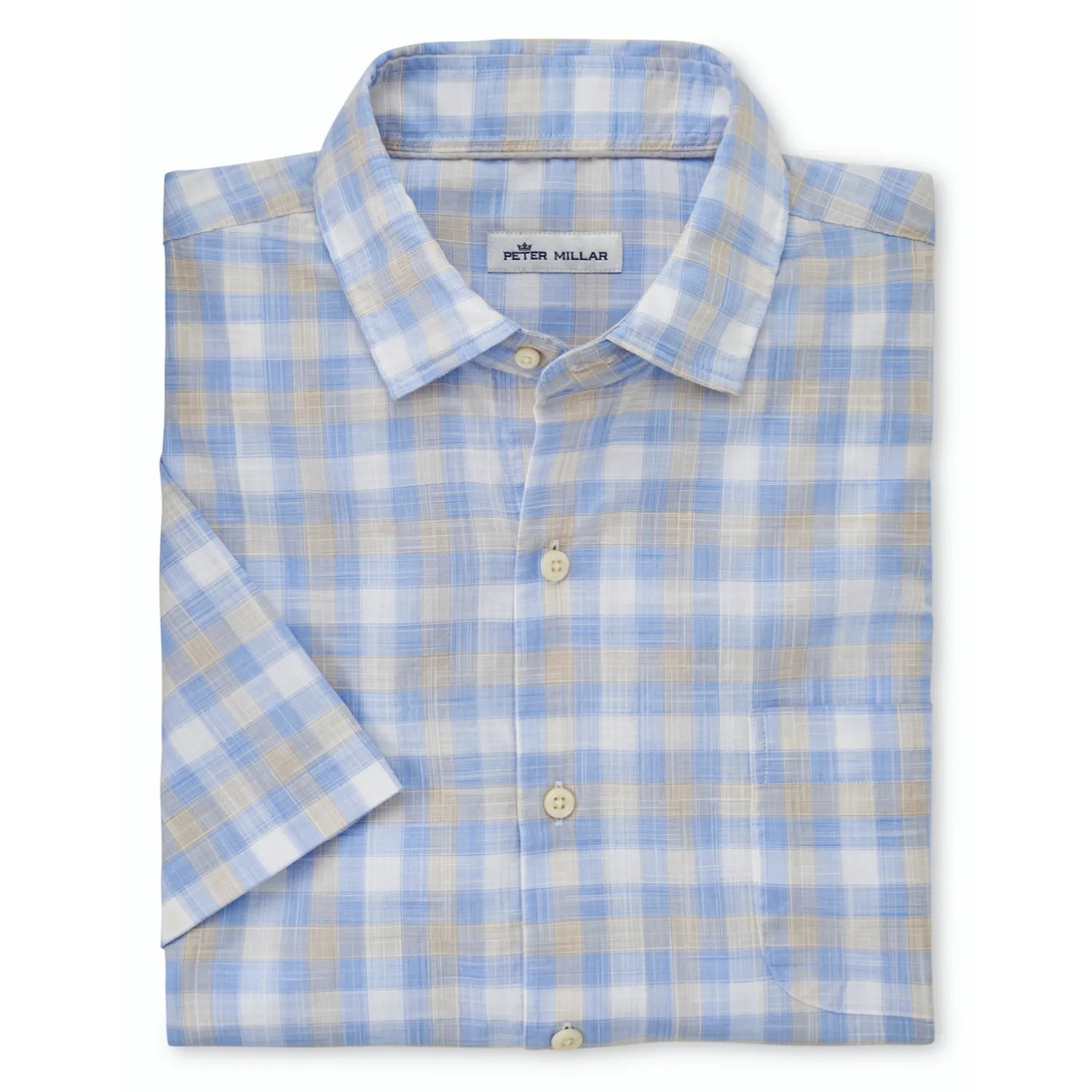 Peter Millar Lawrence Vintage Short Sleeve Button Down (2 Colors) Refined Men's Classic 