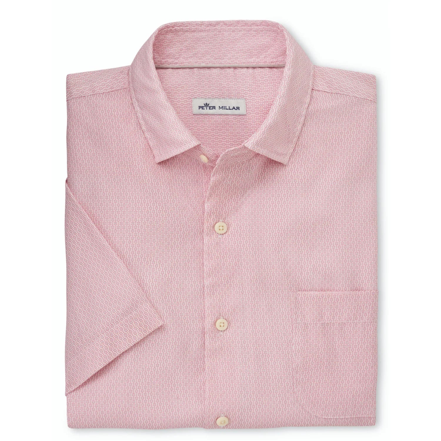 Peter Millar Monroe Short-Sleeve Button Down British Gentleman Style