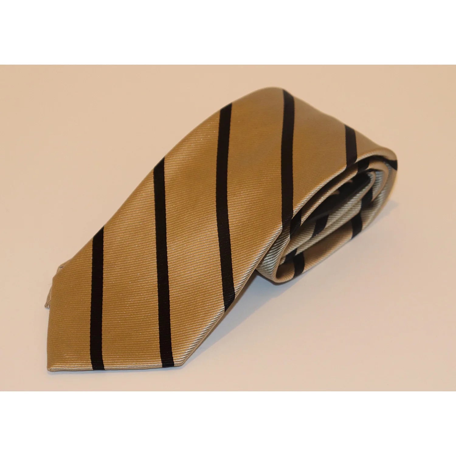 The Shirt Shop Tie - Jasons Stripe Earthy Men's Hemp