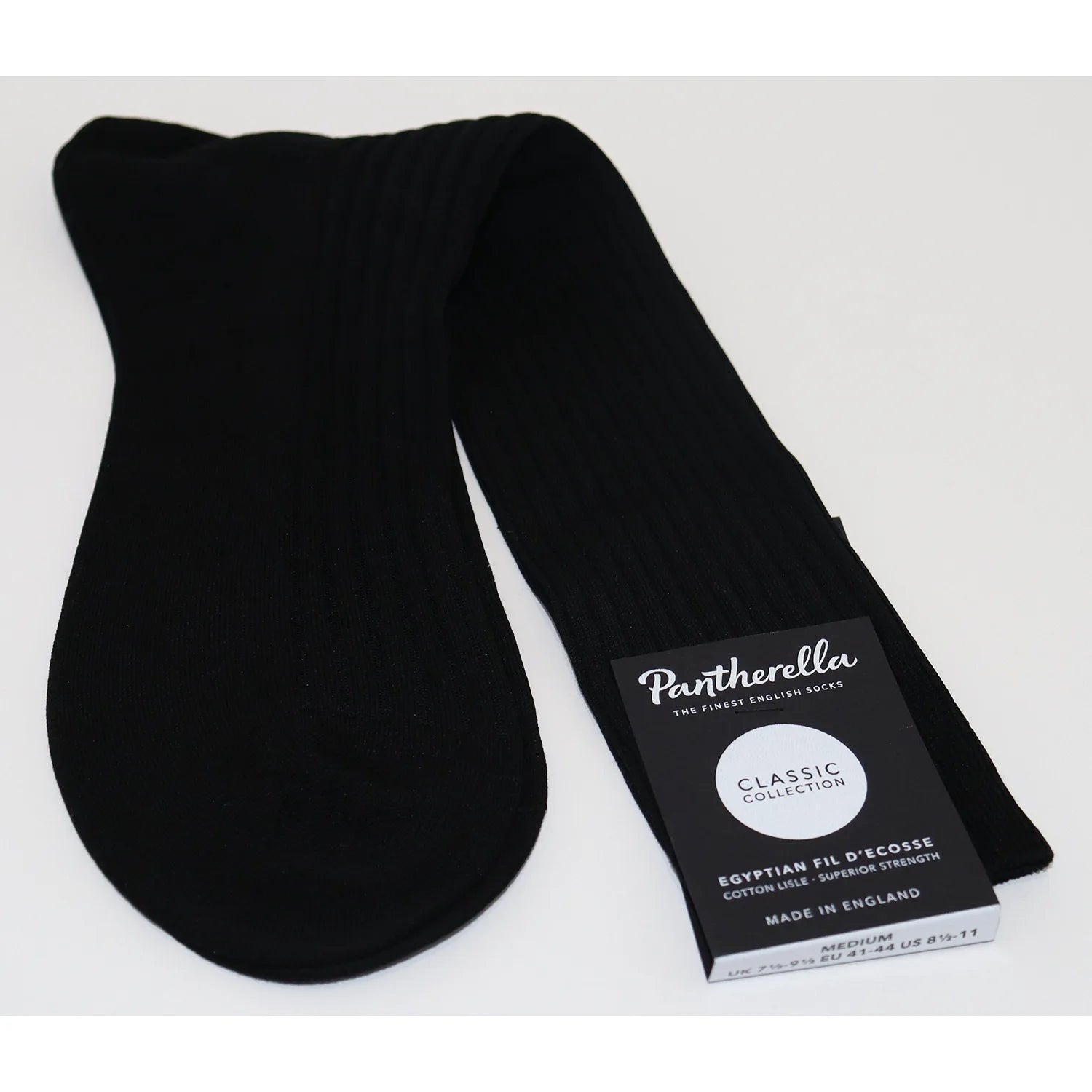 Pantherella Dress Cotton Socks - Over The Calf (2 Colors) Refined Men's Hand